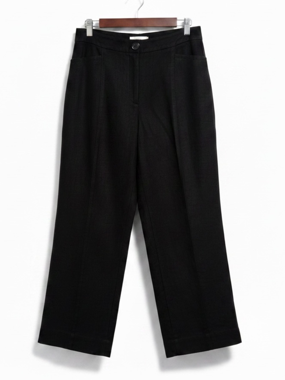 Vintage  Elliott Lauren Linen Blend/Linen High Waisted Baggy Ankle Pants